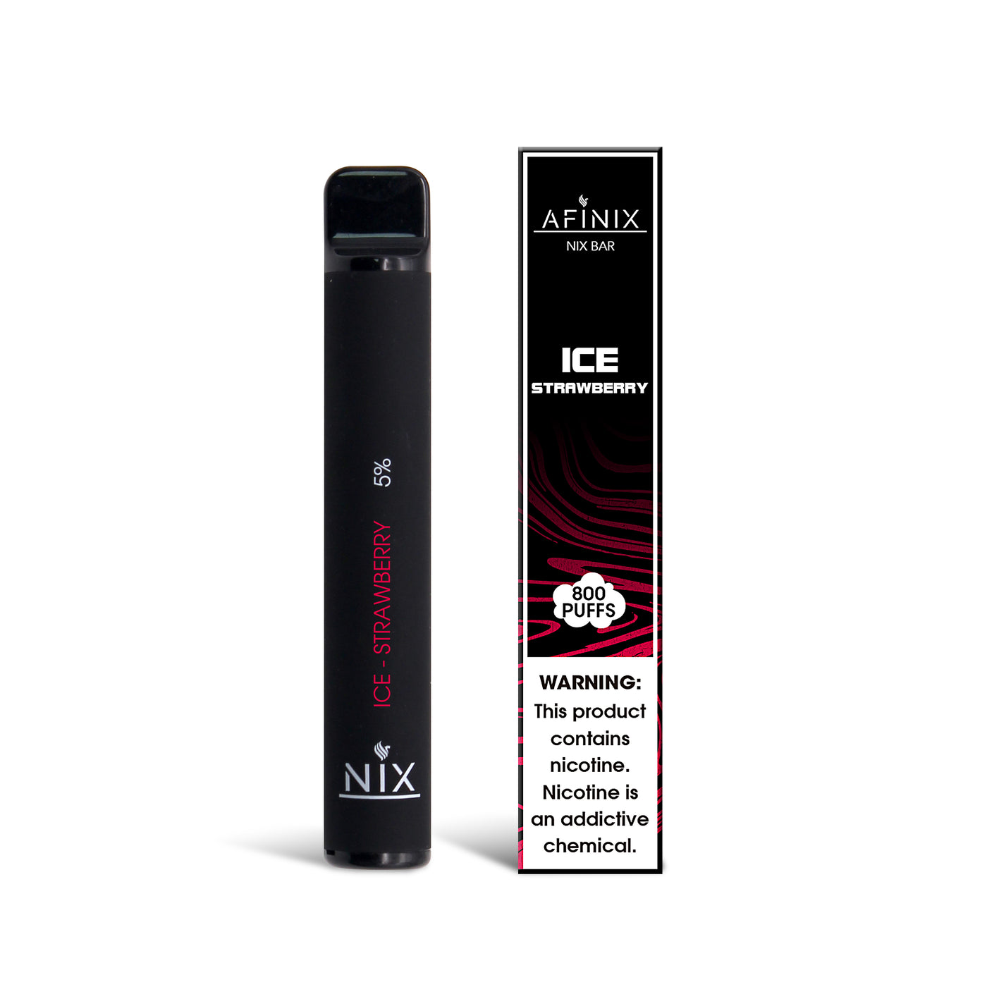 NEW Strawberry Ice - XL Disposable NIX BAR (600 puffs)