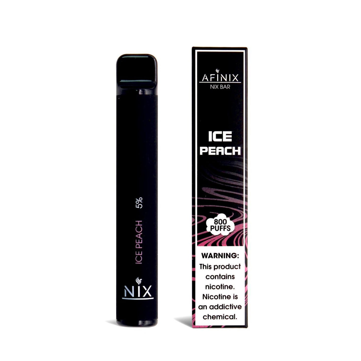 Ice Peach - XL Disposable NIX BAR (600 puffs)